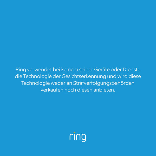 Ring: Unsere Position zur Technologie der Gesichtserkennung