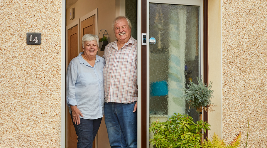 Sicherheit für das Zuhause, eine Familienangelegenheit.