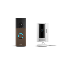 Mokka matt:Battery Video Doorbell (neueste Gen.) + Indoor Camera (2. Gen.)
