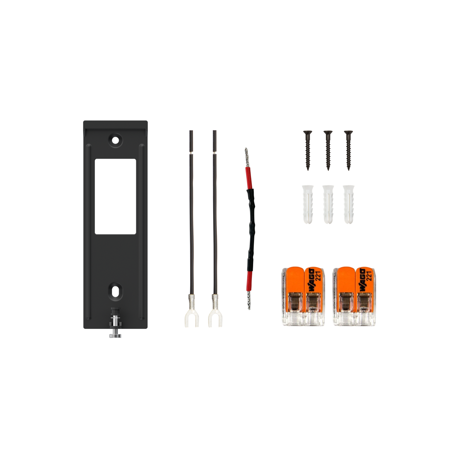 Schwarz:Ersatzteilset (Wired Video Doorbell (2. Gen.))