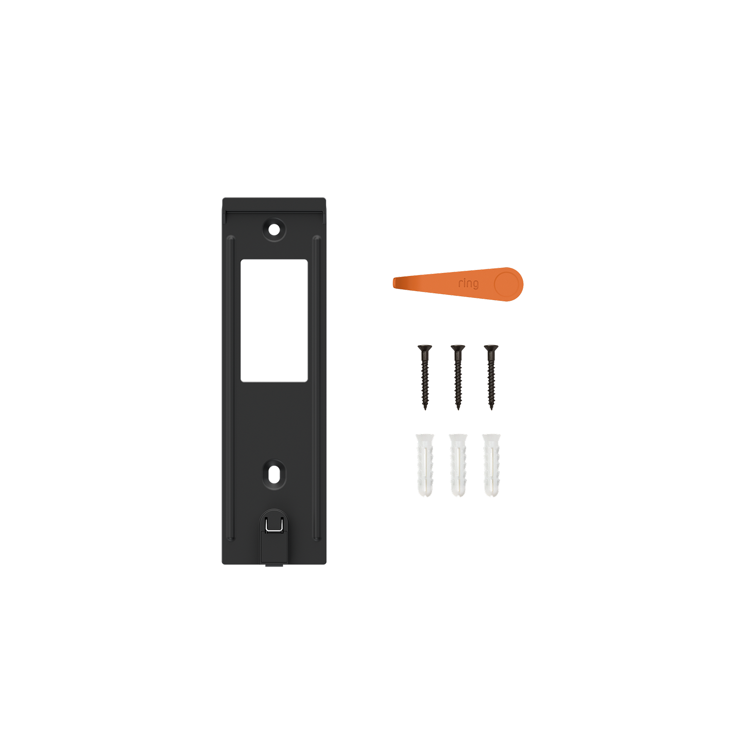Schwarz:Ersatzteilset (Battery Video Doorbell (2. Gen.))