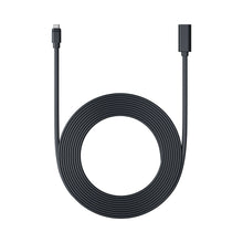 Schwarz:3 m langes USB-C-Kabel (USB-C-Solarpanel, Ring PoE+ Adapter)