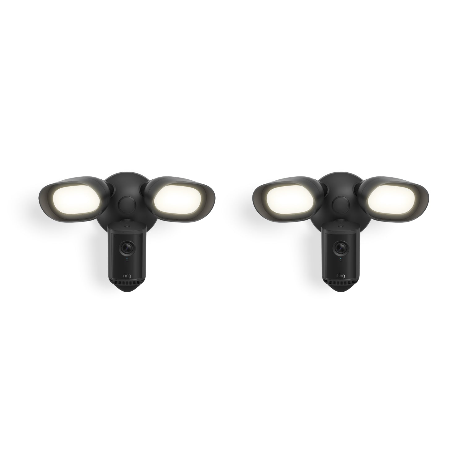 Schwarz:2er-Pack Flutlichtkamera Pro (neueste Generation.)