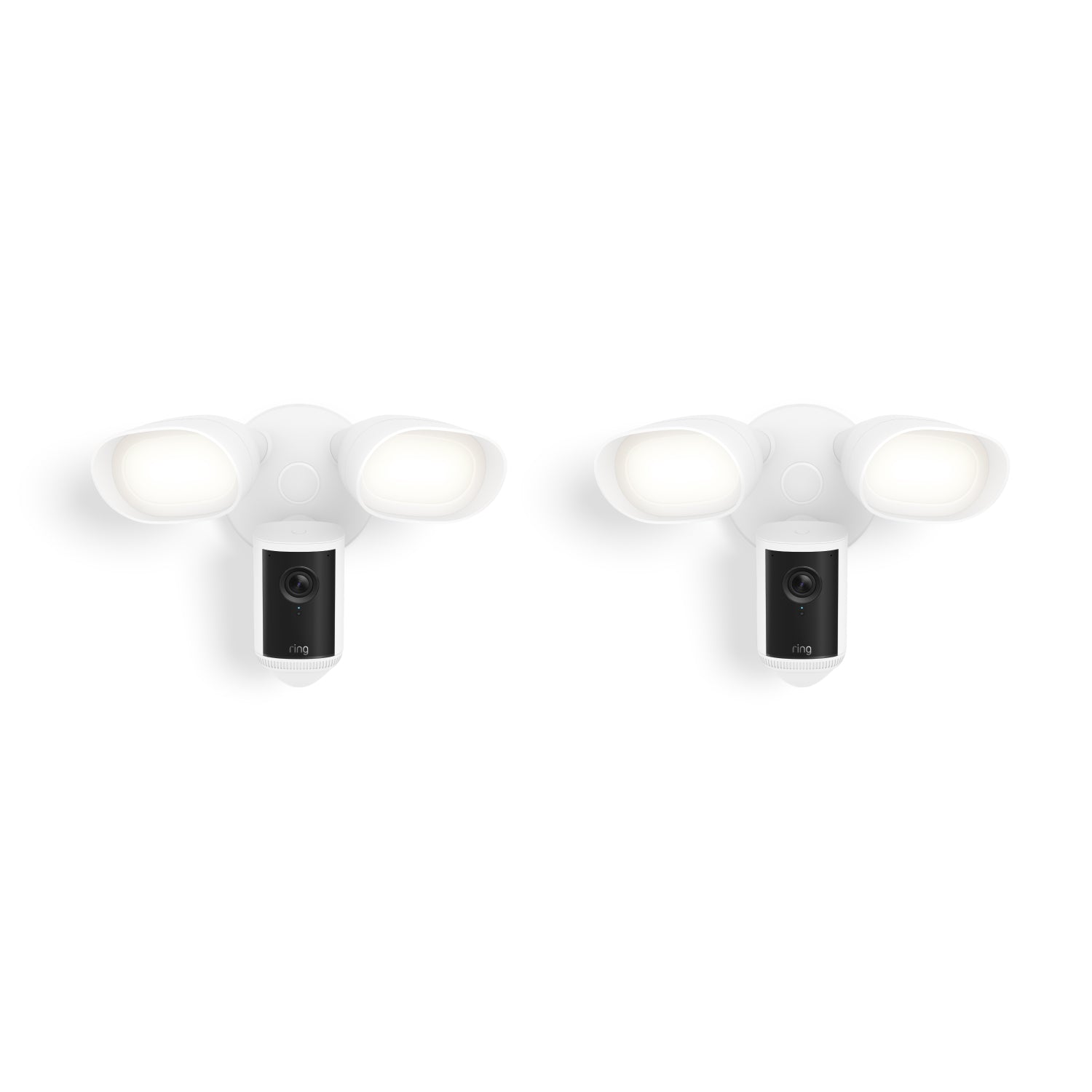 Weiß:2er-Pack Flutlichtkamera Pro (neueste Generation.) 