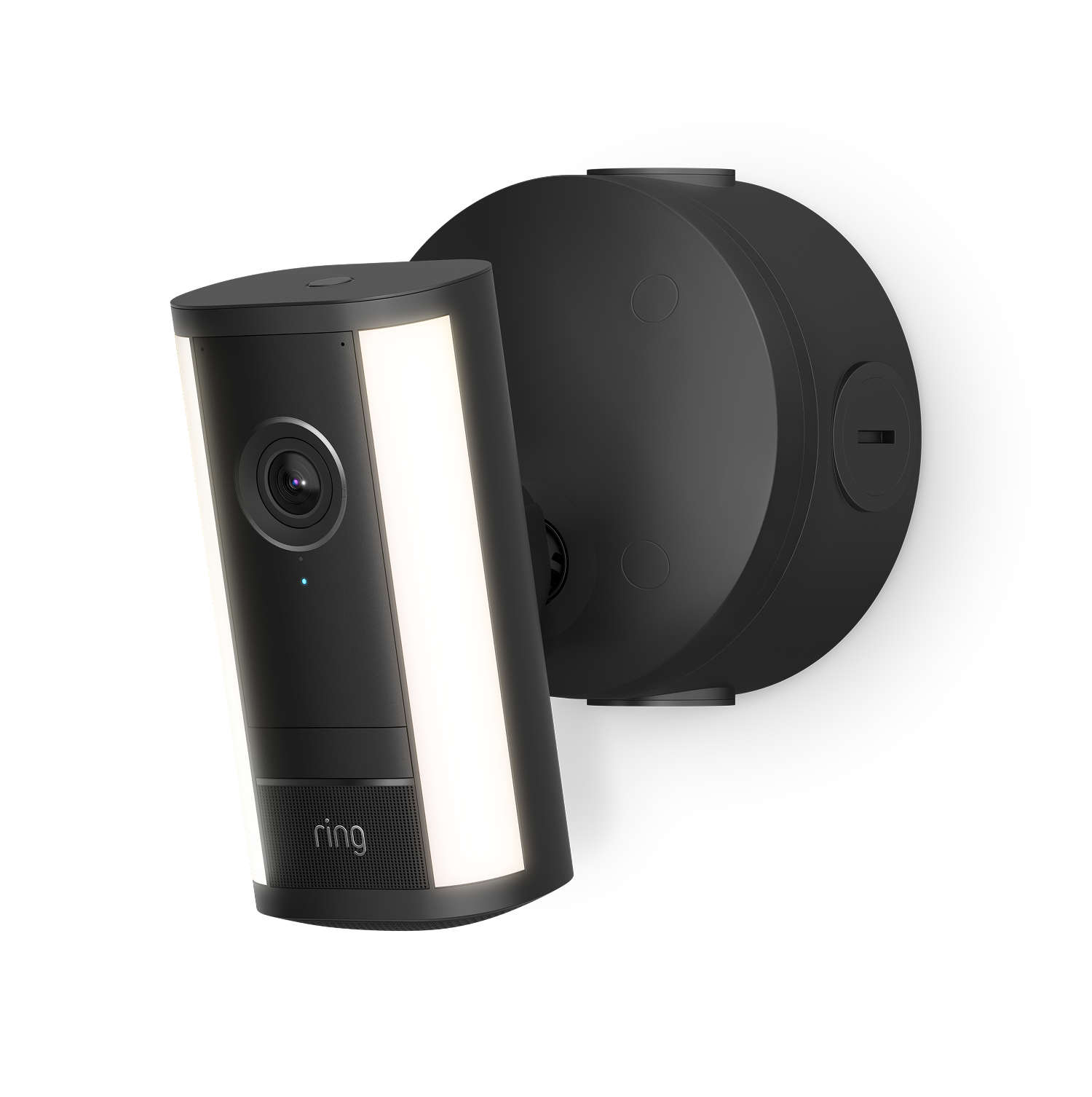 Schwarz:Spotlight Kamera Pro (neueste Generation) mit PoE-Adapter