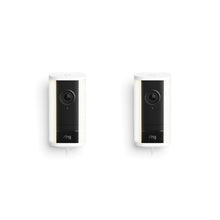 Weiß:Spotlight Cam Pro mit Netzstecker (neueste Gen.), Doppelpack