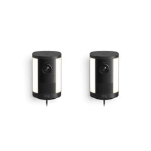 Schwarz:2er-Set Spotlight Kamera Netzstecker (neueste Generation) 