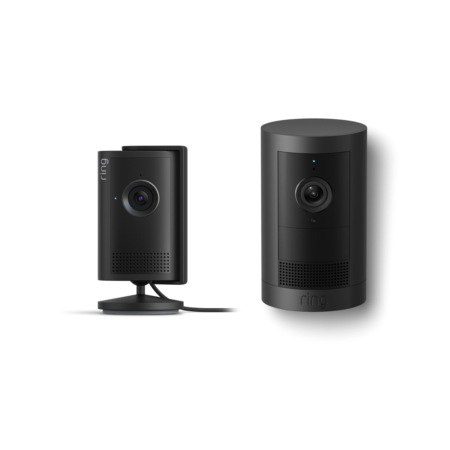 Schwarz:Innenkamera Plus + Außenkamera Plus