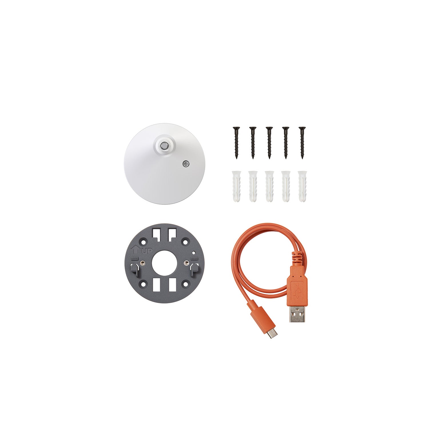 Weiß:Ersatzteilset (Outdoor Camera 2K Battery)