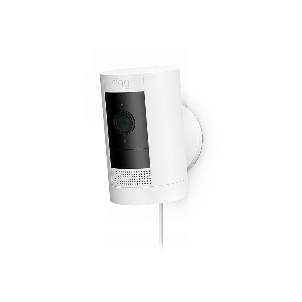 Weiß:Außenkamera Netzstecker | Stick Up Cam Plug-In