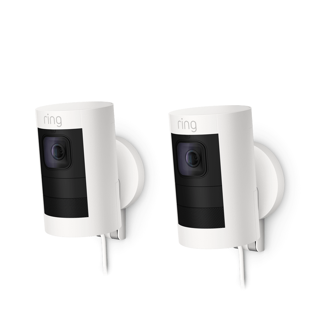 Weiß:2-Pack Überwachungskamera außen | Stick Up Cam Elite