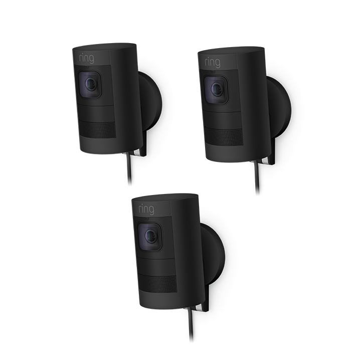 Schwarz:3-Pack Überwachungskamera außen | Stick Up Cam Elite