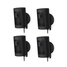 Schwarz:4-Pack Überwachungskamera außen | Stick Up Cam Elite