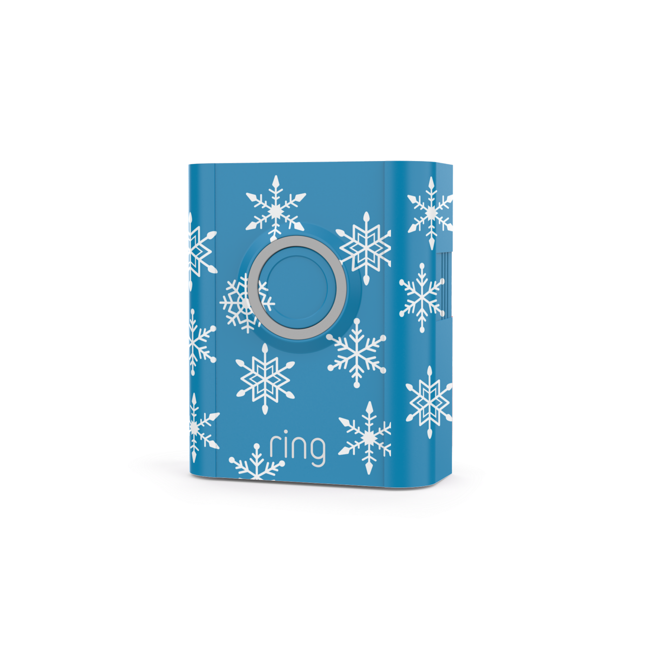 Schneeflocken:Austauschbare festliche Blende (Video Doorbell 3, Video Doorbell 3 Plus, Video Doorbell 4, Battery Video Doorbell Plus, Battery Video Doorbell Pro)