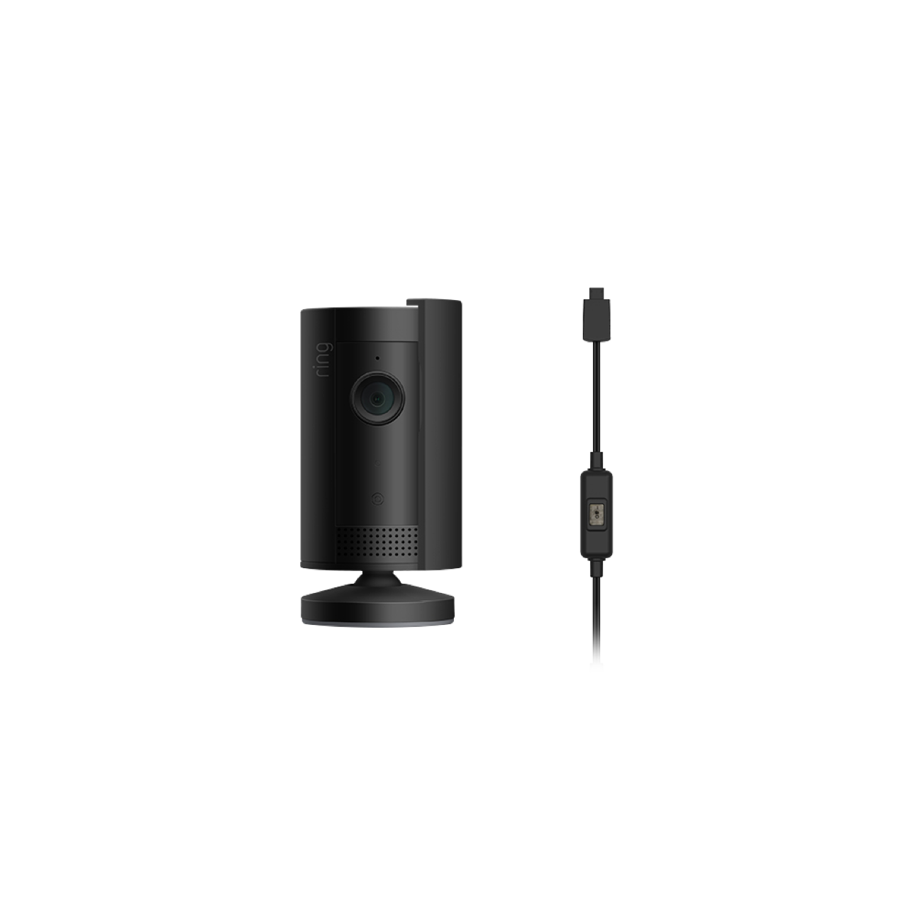 Schwarz:Privatsphäre-Kit (Abdeckung für die Indoor Cam 1. Gen. und Netzteil)