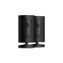 Schwarz:2er-Set Außenkamera Akku | Stick Up Cam Battery