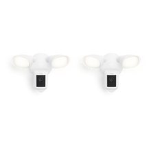 Weiß:2-Pack Floodlight Cam Wired Pro