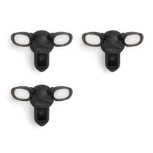 Schwarz:3-Pack Floodlight Cam Wired Pro