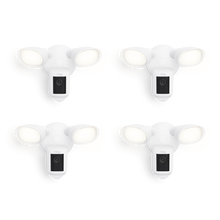 Weiß:4-Pack Floodlight Cam Wired Pro