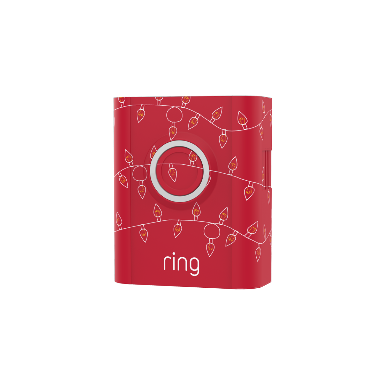 Lichterkette (rot):Austauschbare festliche Blende (Video Doorbell 3, Video Doorbell 3 Plus, Video Doorbell 4, Battery Video Doorbell Plus, Battery Video Doorbell Pro)