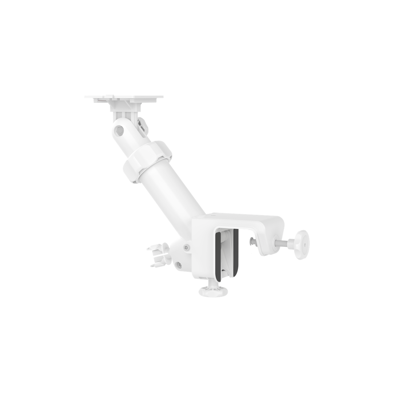 Weiß:Dachrinnenhalterung (Spotlight Cam und Stick Up Cam)