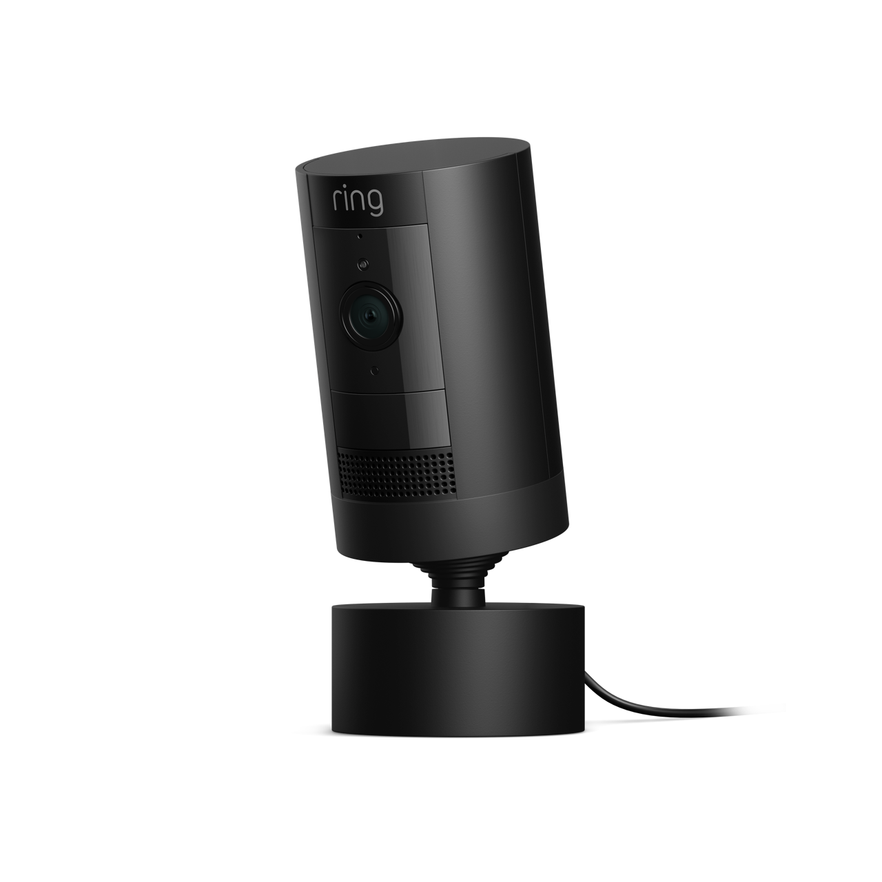 Schwarz:Stick Up Cam Plug-In mit Schwenk-/Kipphalterung