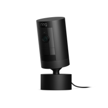 Schwarz:Stick Up Cam Plug-In mit Schwenk-/Kipphalterung