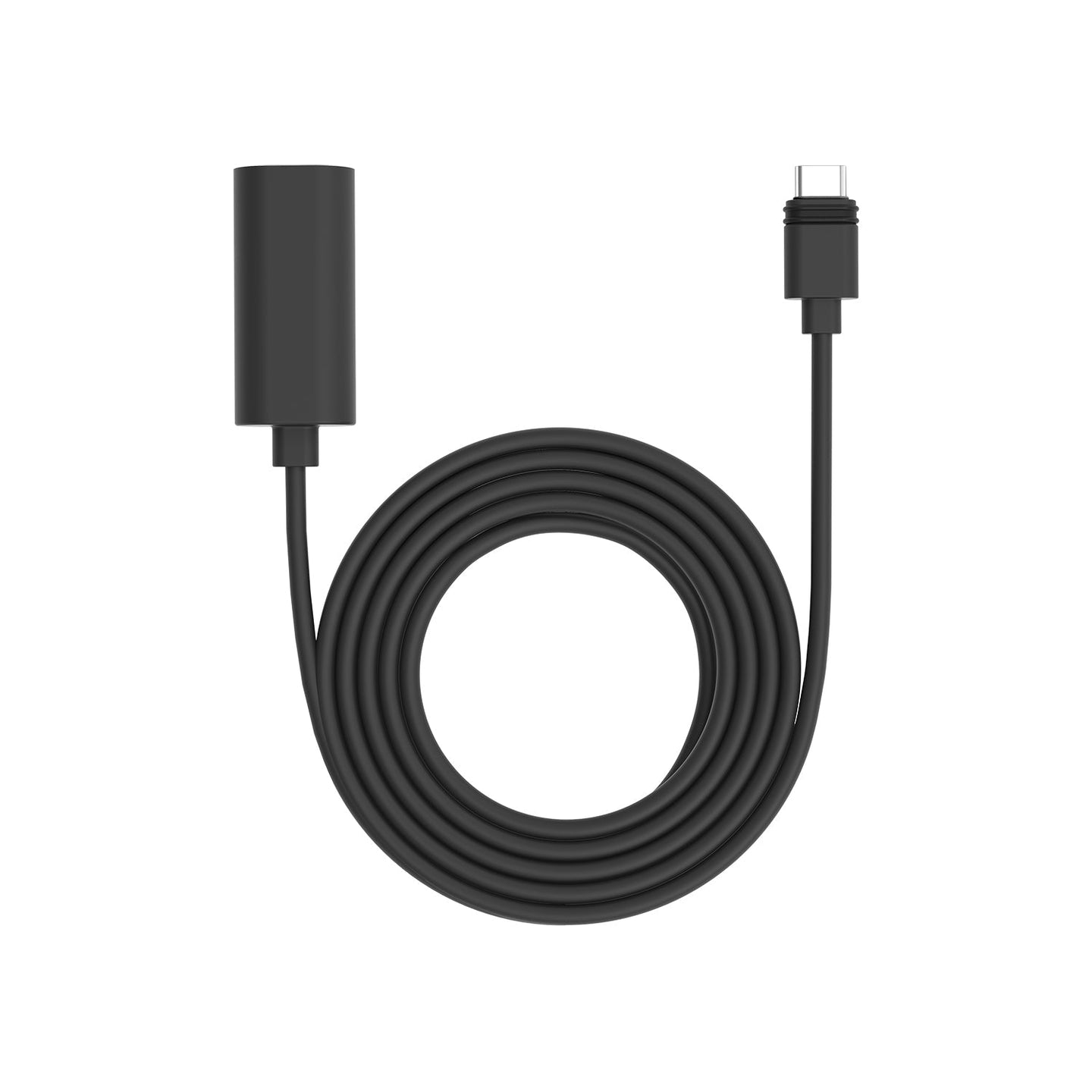 Schwarz:3 m langes USB-C-Verlängerungskabel (USB-C-Solarpanels)