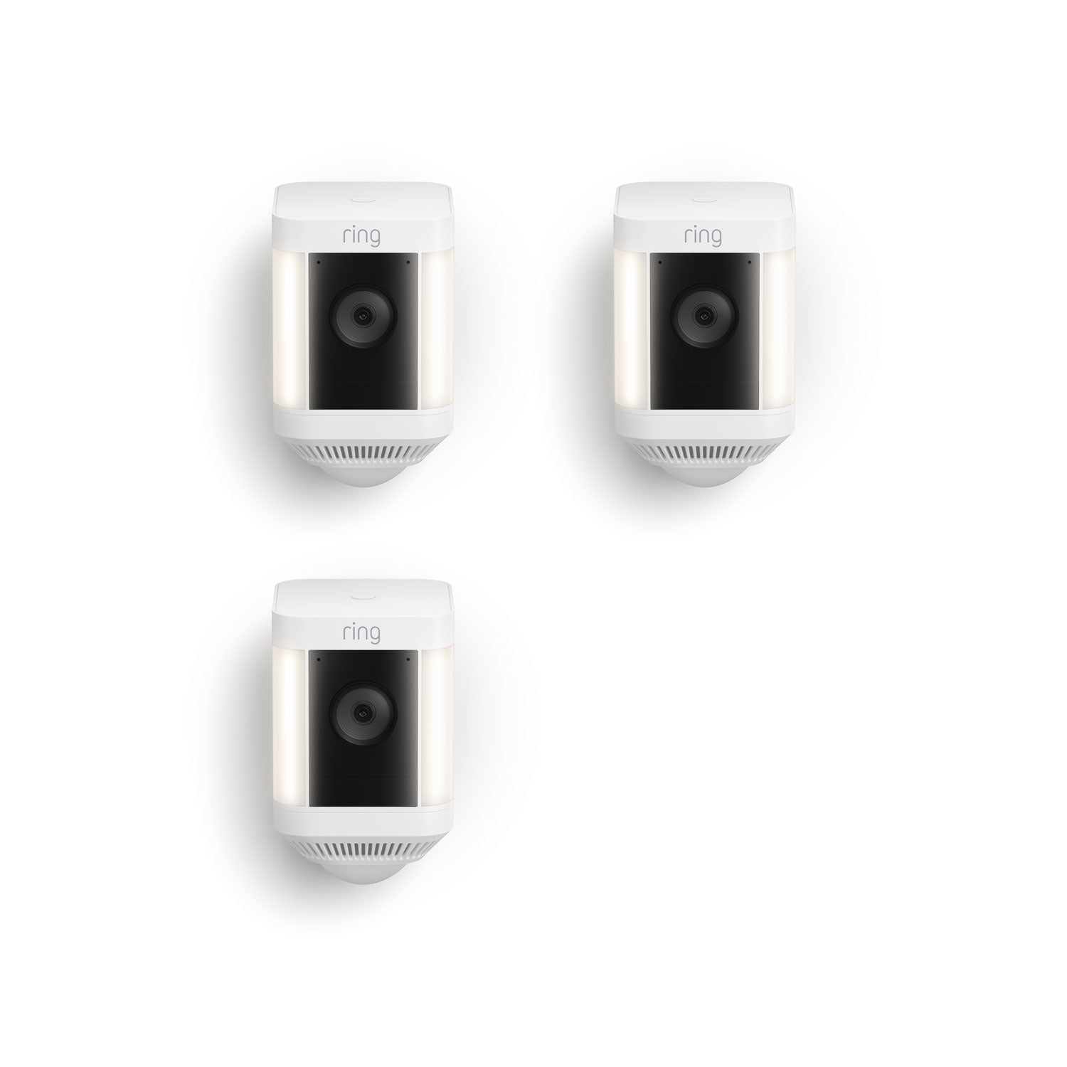 Weiß:3-Pack Spotlight Cam Plus Battery