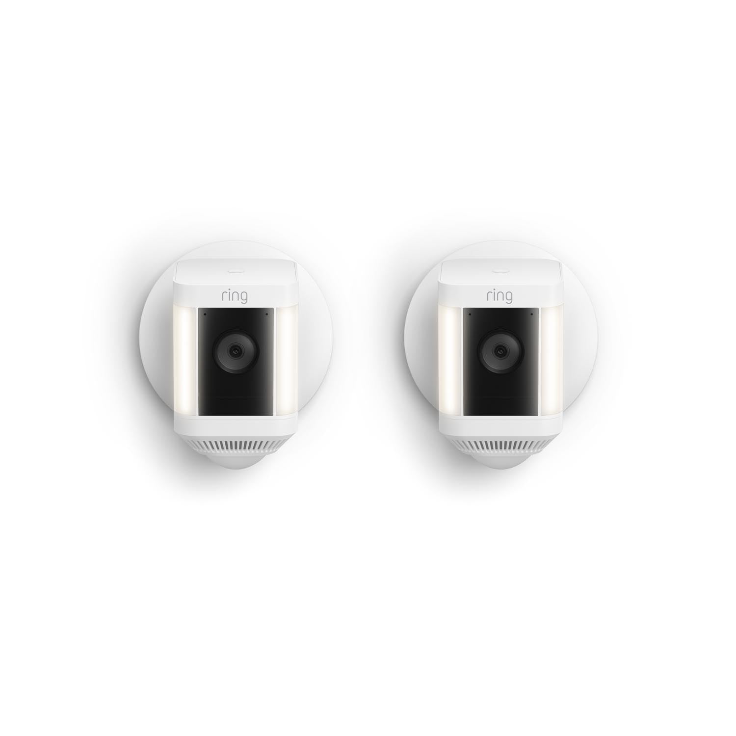 Weiß:2-Pack Spotlight Cam Plus Wired