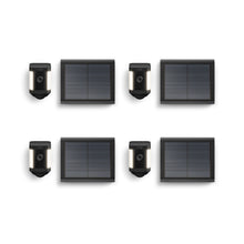 Schwarz:4-Pack Spotlight Cam Plus Solar