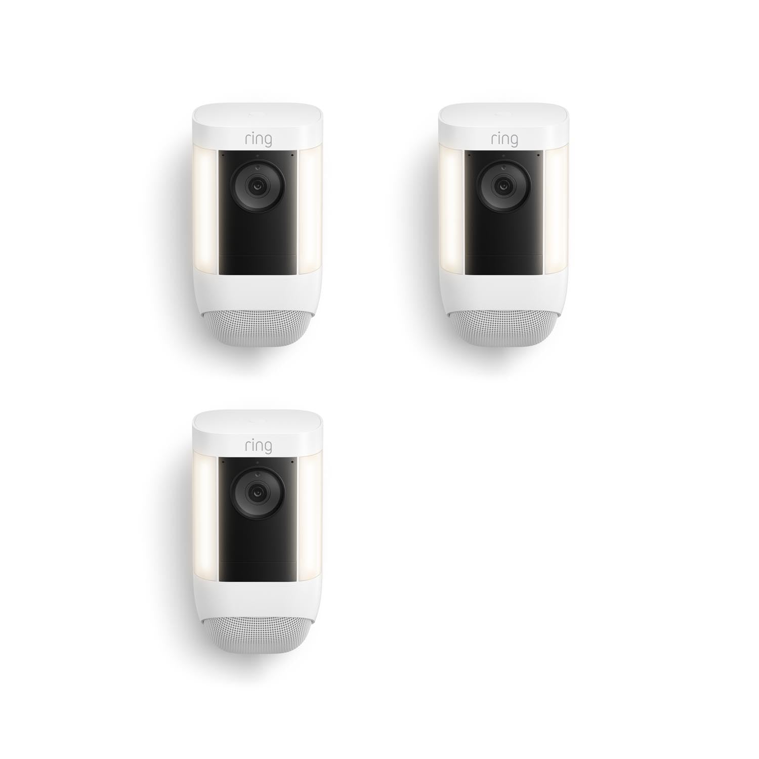 Weiß:3-Pack Spotlight Cam Pro Battery