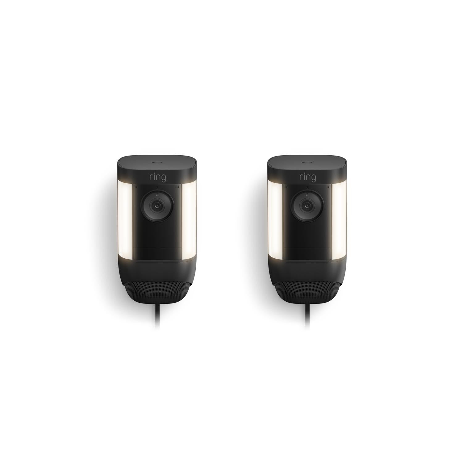 Schwarz:2-Pack Spotlight Cam Pro Plug-In