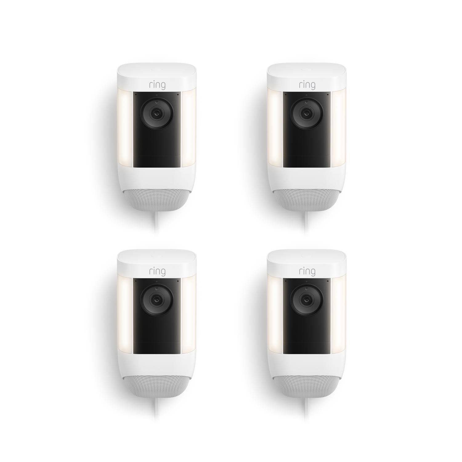 Weiß:4-Pack Spotlight Cam Pro Plug-In