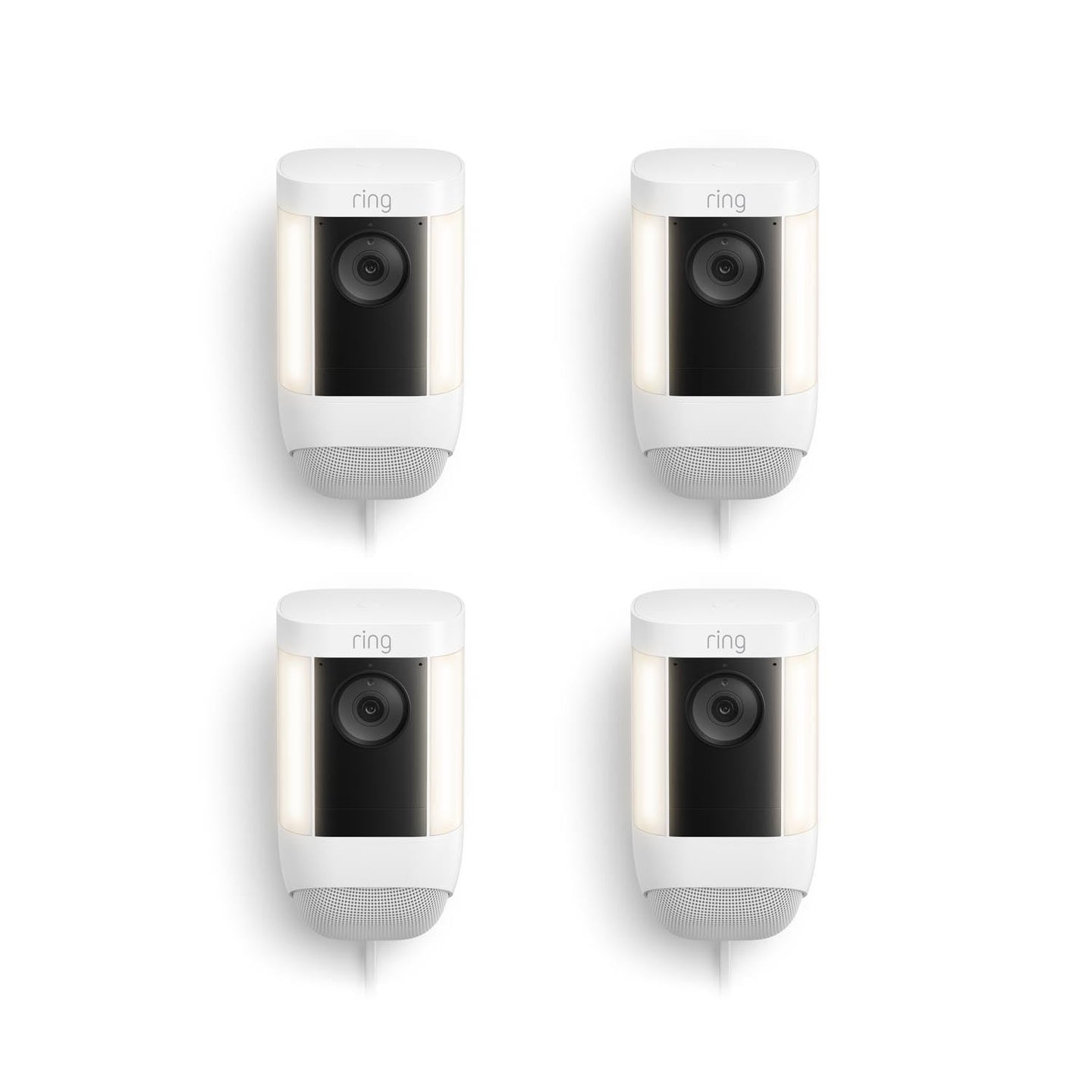 Weiß:4-Pack Spotlight Cam Pro Plug-In