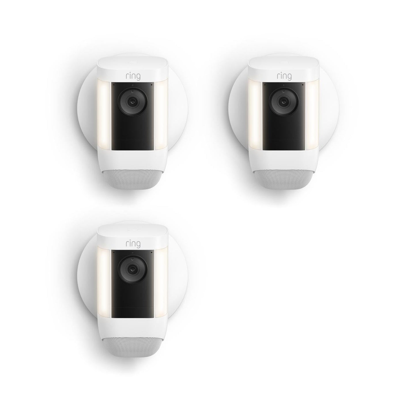 Weiß:3-Pack Spotlight Cam Pro Wired