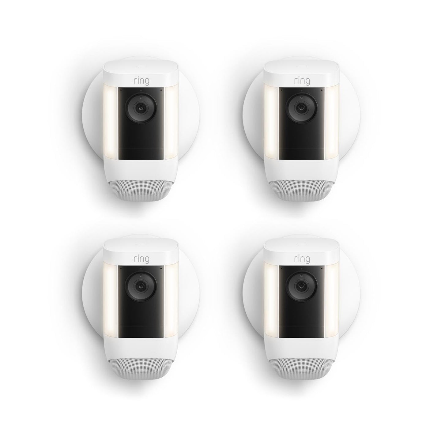 Weiß:4-Pack Spotlight Cam Pro Wired