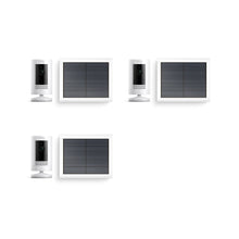 Weiß:3er-Set Außenkamera Solar | Stick Up Cam Solar