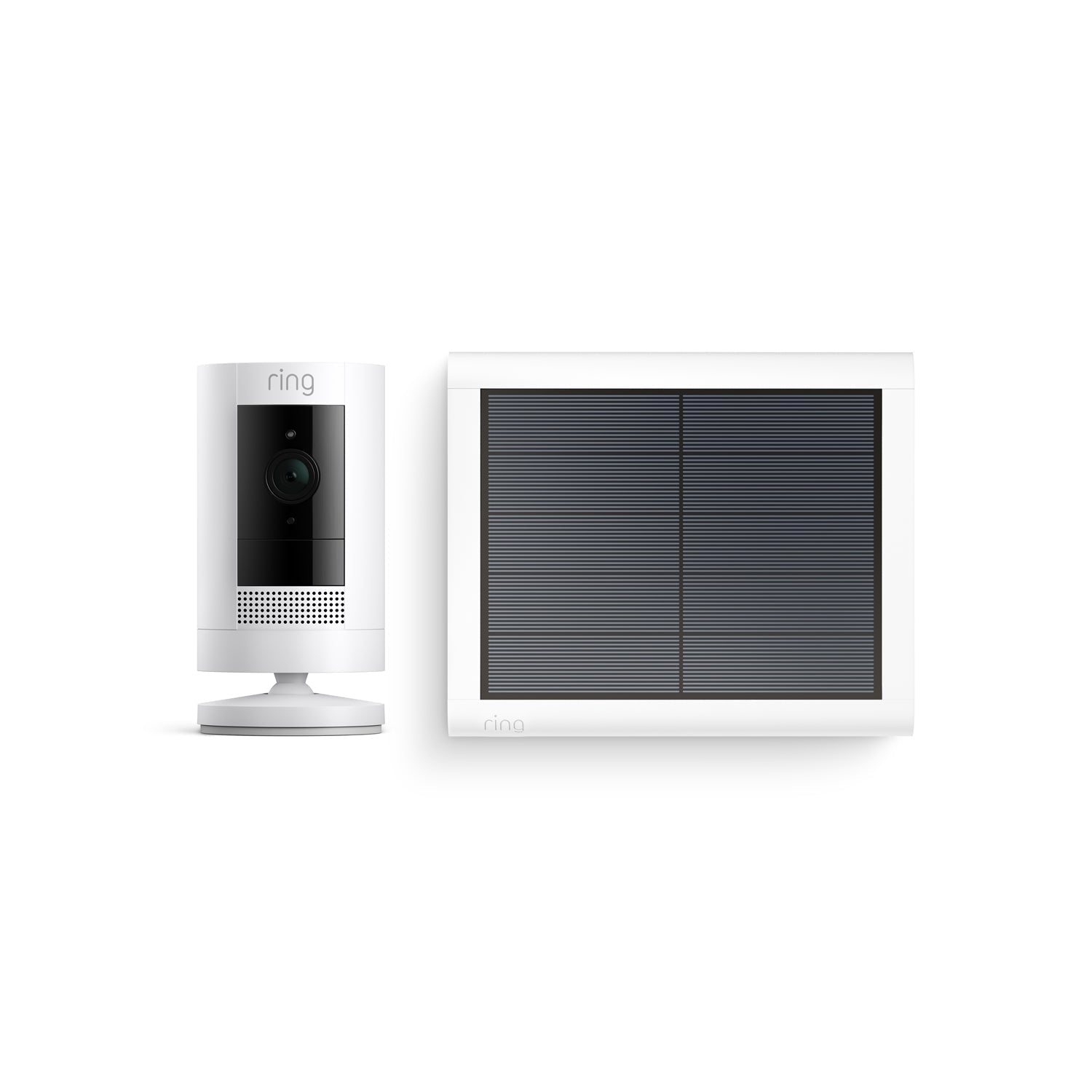Weiß:Außenkamera Solar | Stick Up Cam Solar