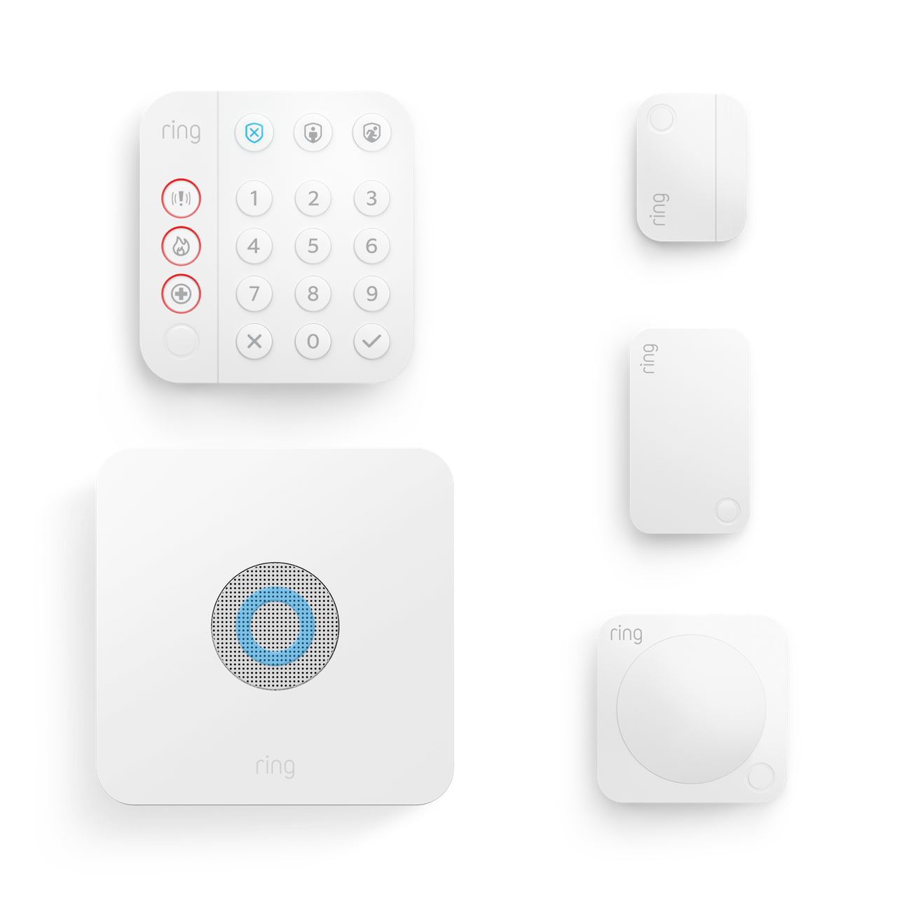 Weiß:Alarm-Set - S