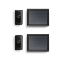 Schwarz:2er-Set Außenkamera Pro Solar (Stick Up Cam Pro)