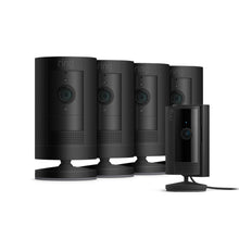 Schwarz:4er-Set Außenkamera Akku + Innenkamera (2. Gen.)