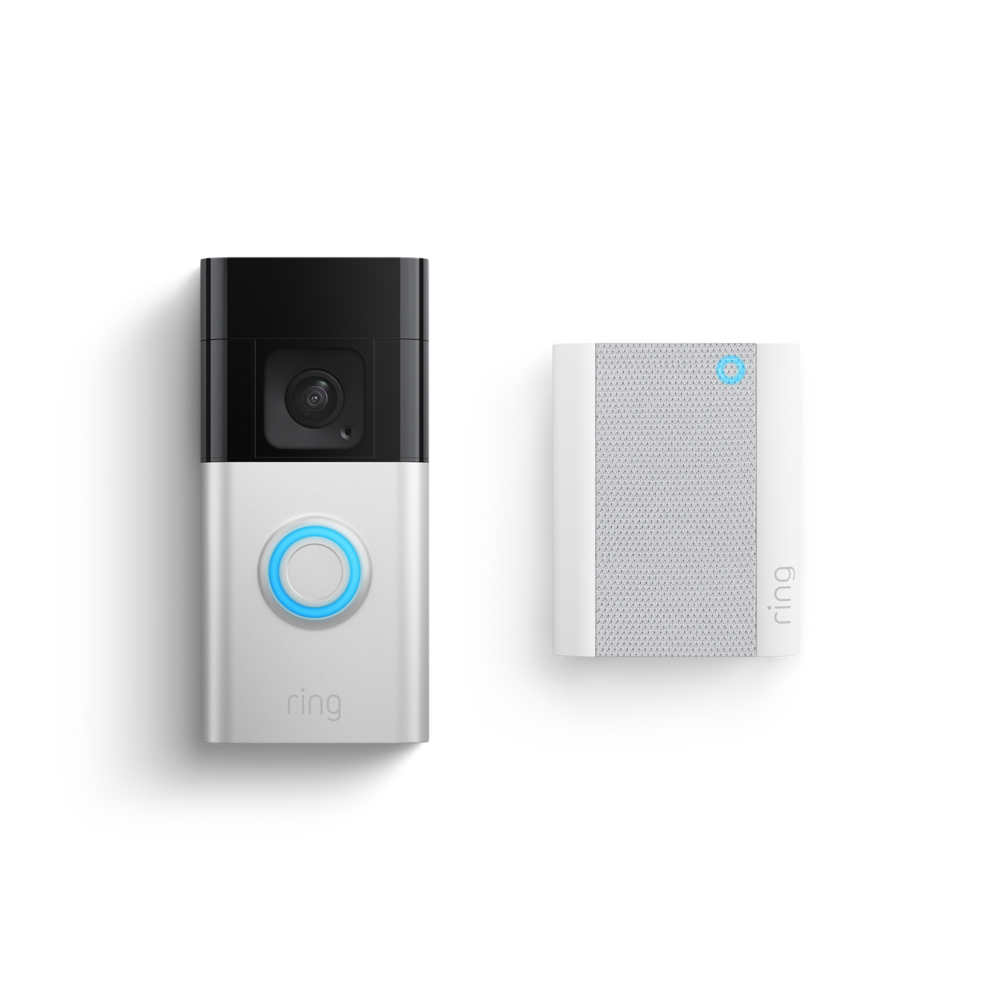 Nickel matt:Battery Video Doorbell Plus mit Chime