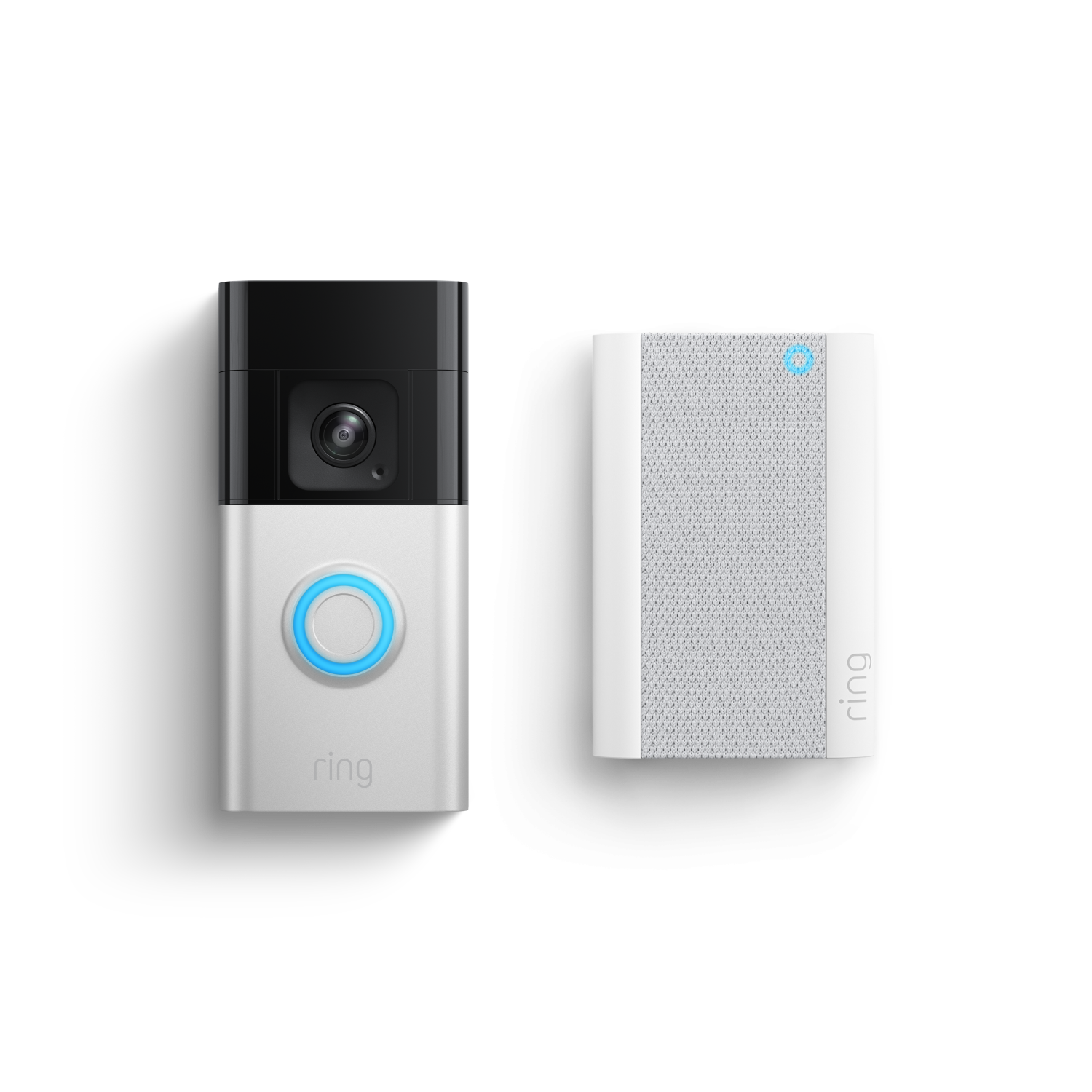Nickel matt:Battery Video Doorbell Plus mit Chime Pro