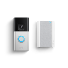 Nickel matt:Battery Video Doorbell Plus mit Chime Pro