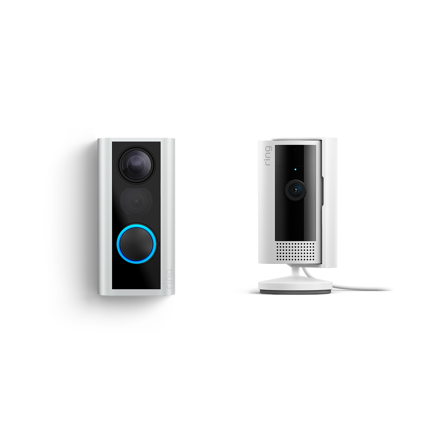 Nickel matt:Ring Video-Türspion (34-55mm) + Innenkamera (Door View Cam + Indoor Camera (2. Gen.))