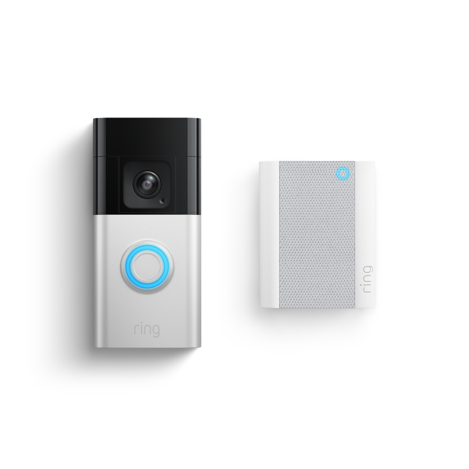 Nickel matt:Akku-Videotürklingel Pro + Chime (Battery Video Doorbell Pro + Chime)