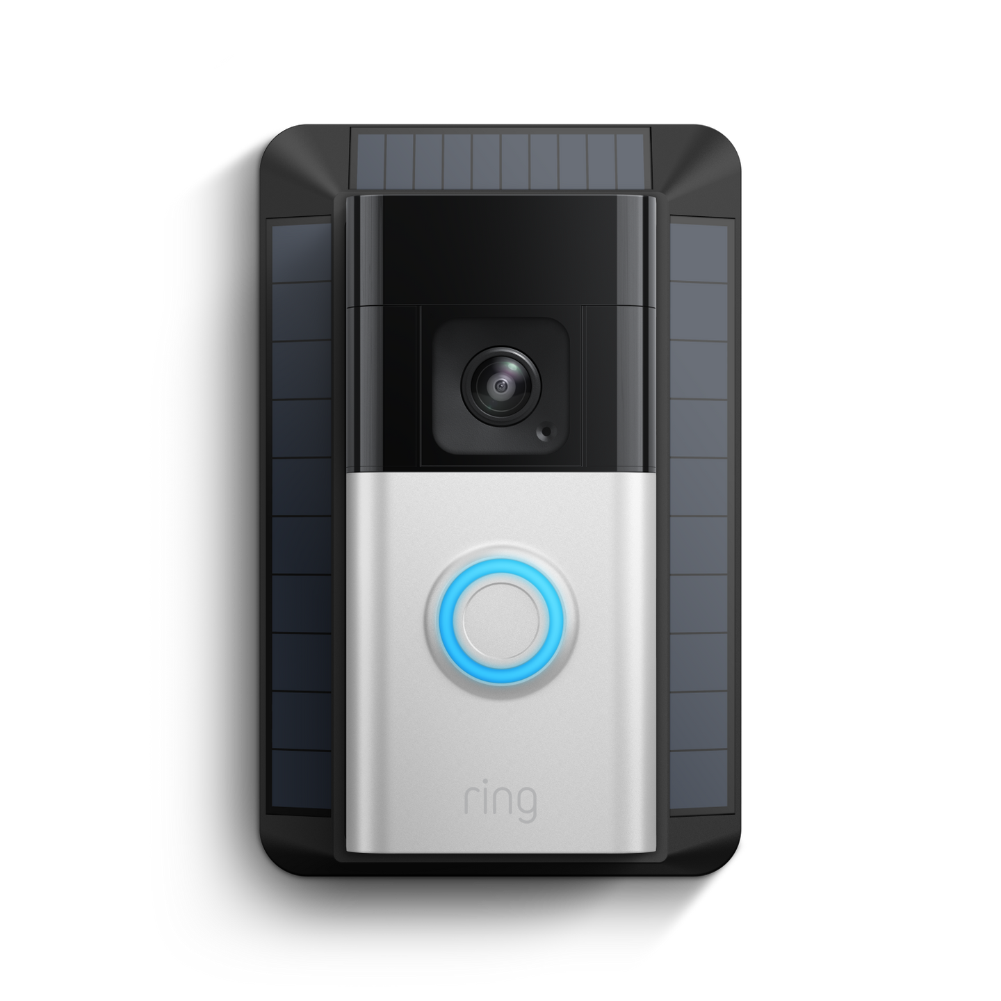 Nickel matt:Akku-Videotürklingel Pro + Solarladegerät 2. Gen. (Battery Video Doorbell Pro + Solarladegerät 2. Gen.)