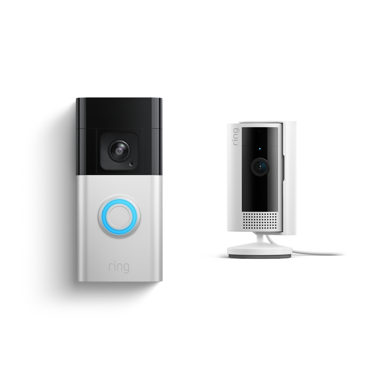 Nickel matt:Akku-Videotürklingel Pro + Innenkamera 2. Gen. (Battery Video Doorbell Pro + Indoor Camera 2. Gen.)