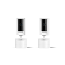 Weiß:2er-Set Bewegliche Innenkamera (Pan-Tilt Indoor Camera)